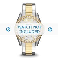 Horlogeband Fossil ES3204 / 25xxxx / RILEY Staal Bi-Color 18mm - thumbnail