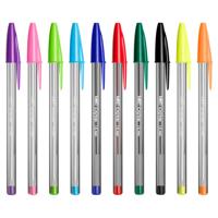 Bic balpen Cristal Multicolour, etui van 15 stuks in geassorteerde kleuren - thumbnail