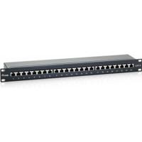 Equip Patch Panel 19 Cat.6-/Class E 24-Port, 1 U, black - thumbnail