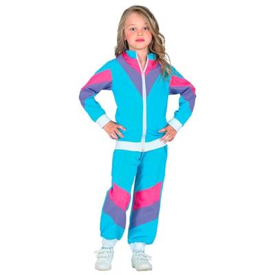 80&apos;s Disco Trainingspak Kind Blauw