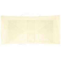 VidaXL Papieren zakken 250 st met hengsels 21x11x31 cm geel - thumbnail