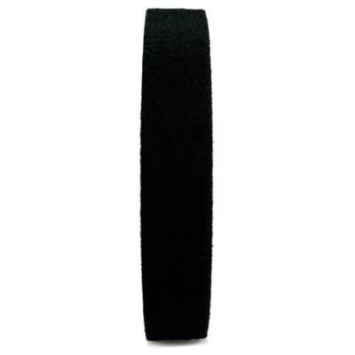 TOOLCRAFT KL25X2500C Klittenband Om te bundelen Haak- en lusdeel (l x b) 2500 mm x 25 mm Zwart 2 stuk(s)