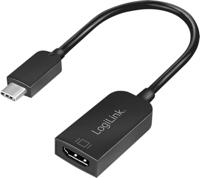 LogiLink UA0236A HDMI Adapter [1x USB 3.2 Gen 2 stekker C (USB 3.1) - 1x HDMI-bus] Wit 14.00 cm - thumbnail