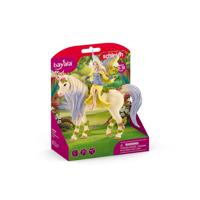 Schleich - Fairy zal zijn met de bloem eenhoorn - 70565 - thumbnail