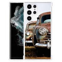 Samsung Galaxy S22 Ultra Anti-shock Hoesje met foto Vintage Auto - thumbnail