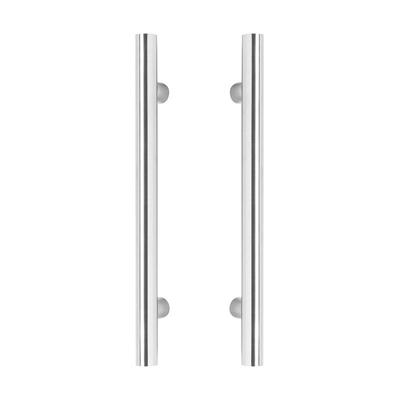 Intersteel Deurgrepen set T-vorm 300x80mm geborsteld RVS