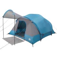 Tunneltent voor gezin 8-persoons waterdicht blauw - thumbnail