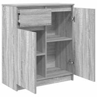 Dressoir met lade 71x35x84 cm spaanplaat grijs Sonoma - thumbnail