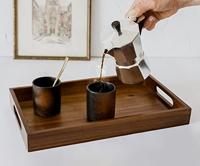 Jay Hill Dienblad Acacia Naturel 35 x 22 cm - thumbnail