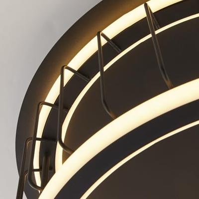 Searchlight Led plafondlampCircolo Ø 40cm - 54215-1BK