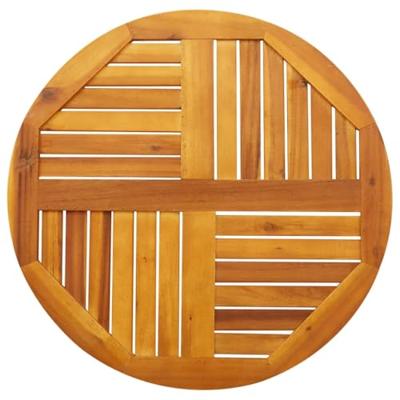 Tafelblad rond 70x2 cm massief acaciahout Tafelblad rond 70x2 cm massief acaciahout