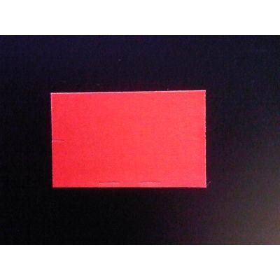 Etiket 2619 fluor rood permanent recht Etiket 2619 fluor rood permanent recht