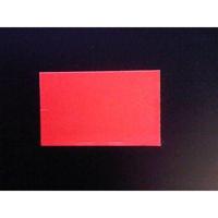 Etiket 2619 fluor rood permanent recht - thumbnail