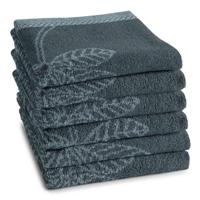 DDDDD DDDDD keukendoek leaves 50x55 atlantic blue per stuk - thumbnail