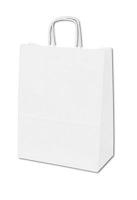 Draagtas papier - wit - afm 32x12x41cm - thumbnail