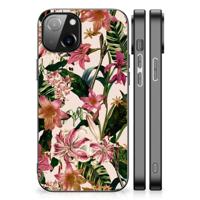 Apple iPhone 13 | iPhone 14 Bloemen Hoesje Flowers - thumbnail