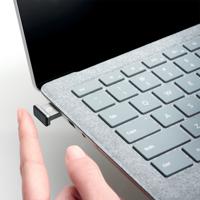 Kensington USB-vingerafdruklezer VeriMark IT Fingerprint Key USB-A Zwart, Zilver K64704EU - thumbnail