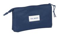 Pennenetui met 3 vakken Real Madrid C.F. Marineblauw 22 x 12 x 3 cm - thumbnail