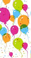 Duni tafellaken splash balloons 120x180 - thumbnail