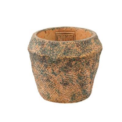 PTMD bloempot lourdes geel/groen 9 cm | 24 stuks