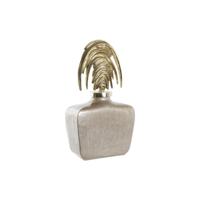 Vaas DKD Home Decor Kristal Beige Gouden Aluminium (28 x 11 x 45 cm) - thumbnail
