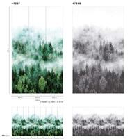 Noordwand Smart Art Easy Fotobehang bos in de mist 47267 - thumbnail