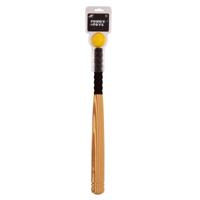 BASEBALL BAT WITH BALL SOFTEE WOOD - thumbnail