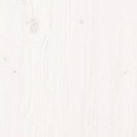 Bedframe zonder matras massief grenenhout wit 200x200 cm - thumbnail