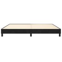 Bedframe zonder matras 200x200 cm fluweel zwart - thumbnail