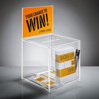 Sigel Actiebox met gleuf en extra vak VA152 Transparant (b x h x d) 21 x 36.8 x 21 cm 1 stuk(s) - thumbnail
