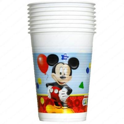Papieren Bekers Mickey Mouse Playful (8st)