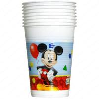 Papieren Bekers Mickey Mouse Playful (8st) - thumbnail