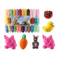 Jono Toys Klei soft clay 12 gram, 36 kleuren - thumbnail