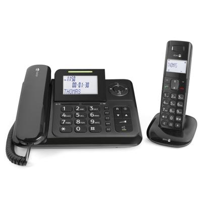 Doro 6052 Comfort 4005 Combo draadloze telefoon met oproepherkenning en antwoordapparaat zwart
