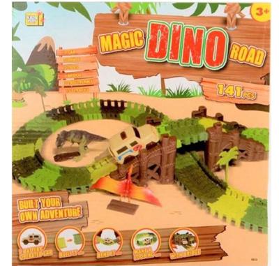 Jonotoys Magic dino road, bouw je eigen dino avonturen baan