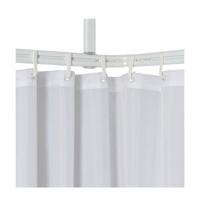 Sealskin douchegordijnstangenset easy-roll wit - thumbnail