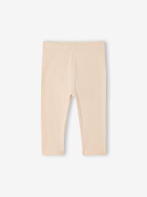 Set van 2 lange baby-leggings meisje pecannoot