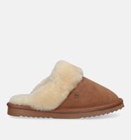Warmbat Flurry Suede Pantoffel Dames Cognac 40 - thumbnail
