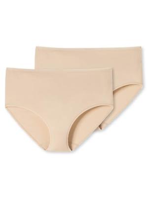 2-Pack midi dames slip 95/5 Organic - Biologisch katoenen dames heup slips - Onderbroeken met dubbel katoenen kruisje