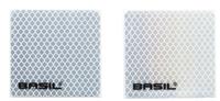 Basil kratklikker - high reflective - 2 stuks - zilver - thumbnail