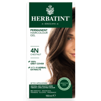 Herbatint Permanente Haarkleuring Kastanjebruin 4N Gevoelige Hoofdhuid 150ml - thumbnail