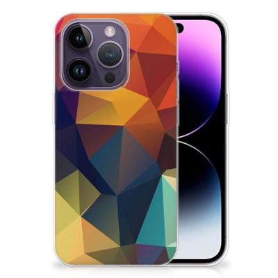 Apple iPhone 14 Pro | TPU Hoesje | Polygon Color Apple iPhone 14 Pro | TPU Hoesje | Polygon Color