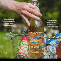 BarCraft - Doorzichtige Flessenkoeler, Groot - BarCraft - thumbnail