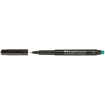 Faber Castell Marker Multimark permanent - F zwart