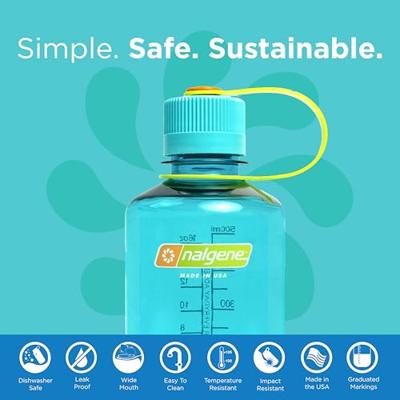 Nalgene Narrow-Mouth Sustain Drinkfles Cerulean 0,5L