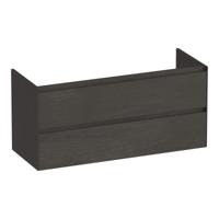 Brauer Inspire - Onderkast - 120 cm - met 2 Softclose Lades Greeploos en 2 Sifon Uitsparingen - Timber Anthracite - thumbnail