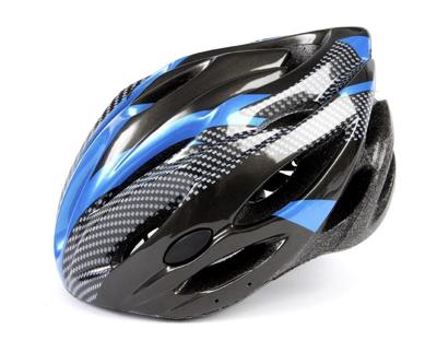 Buzaglo Mirage helm uni met vizier 58~62 cm zwart/blauw Buzaglo Mirage helm uni met vizier 58~62 cm zwart/blauw
