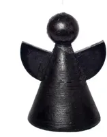 Home Society kaars engel 7.5x11cm zwart 1 stuks - thumbnail