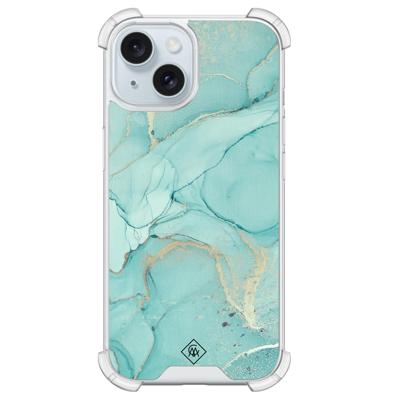 iPhone 15 shockproof hoesje - Touch of mint iPhone 15 shockproof hoesje - Touch of mint
