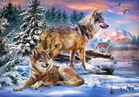 Castorland legpuzzel wolfish wonderland, 500st. - thumbnail
